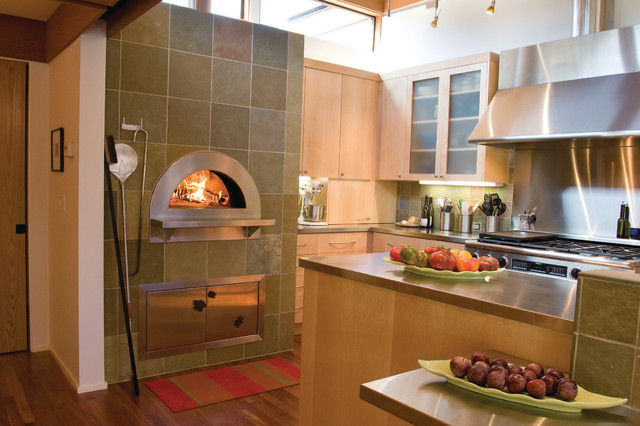 Indoor Wood Fired Pizza Ovens - Modern - Kitchen - San Francisco - by  Mugnaini | Houzz AU