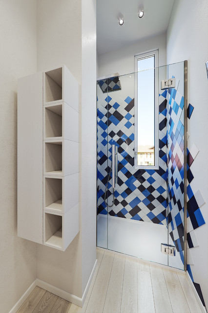 MONOLOCALE PER STUDENTI modern-badezimmer