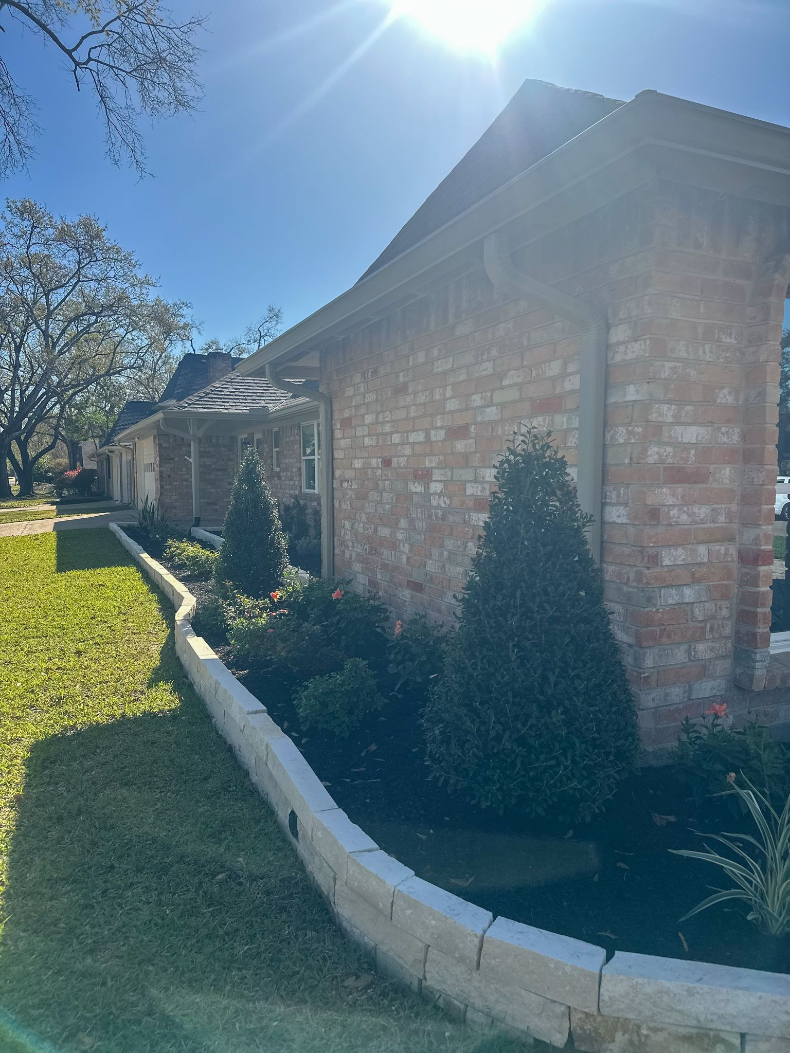 Front yard makeover at Durban Dr!