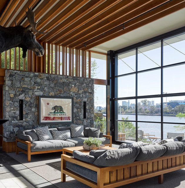 Manshed modern-living-room