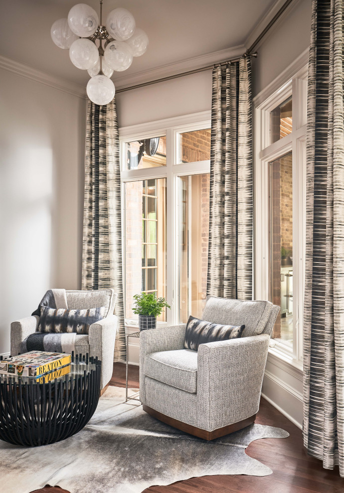 Inspiration for a transitional home design remodel in Charlotte
