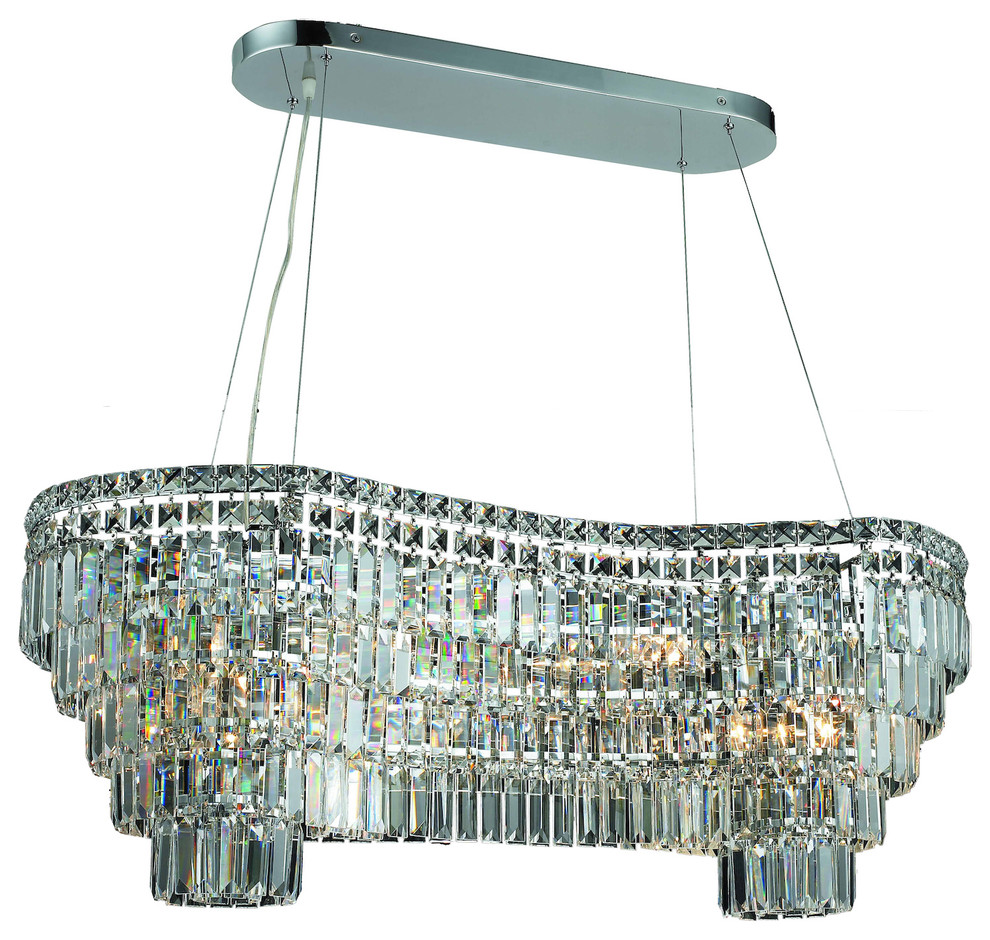 Royal Cut Clear Crystal Maxim 14-Light Crystal Pendant