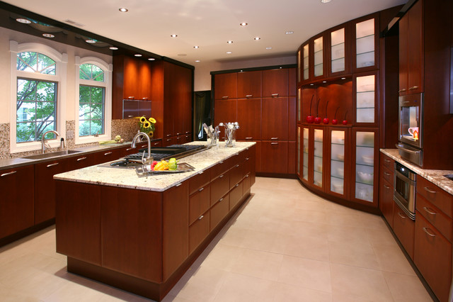 Custom Contemporary Kitchen - Contemporary - Kitchen - Newark - by ...