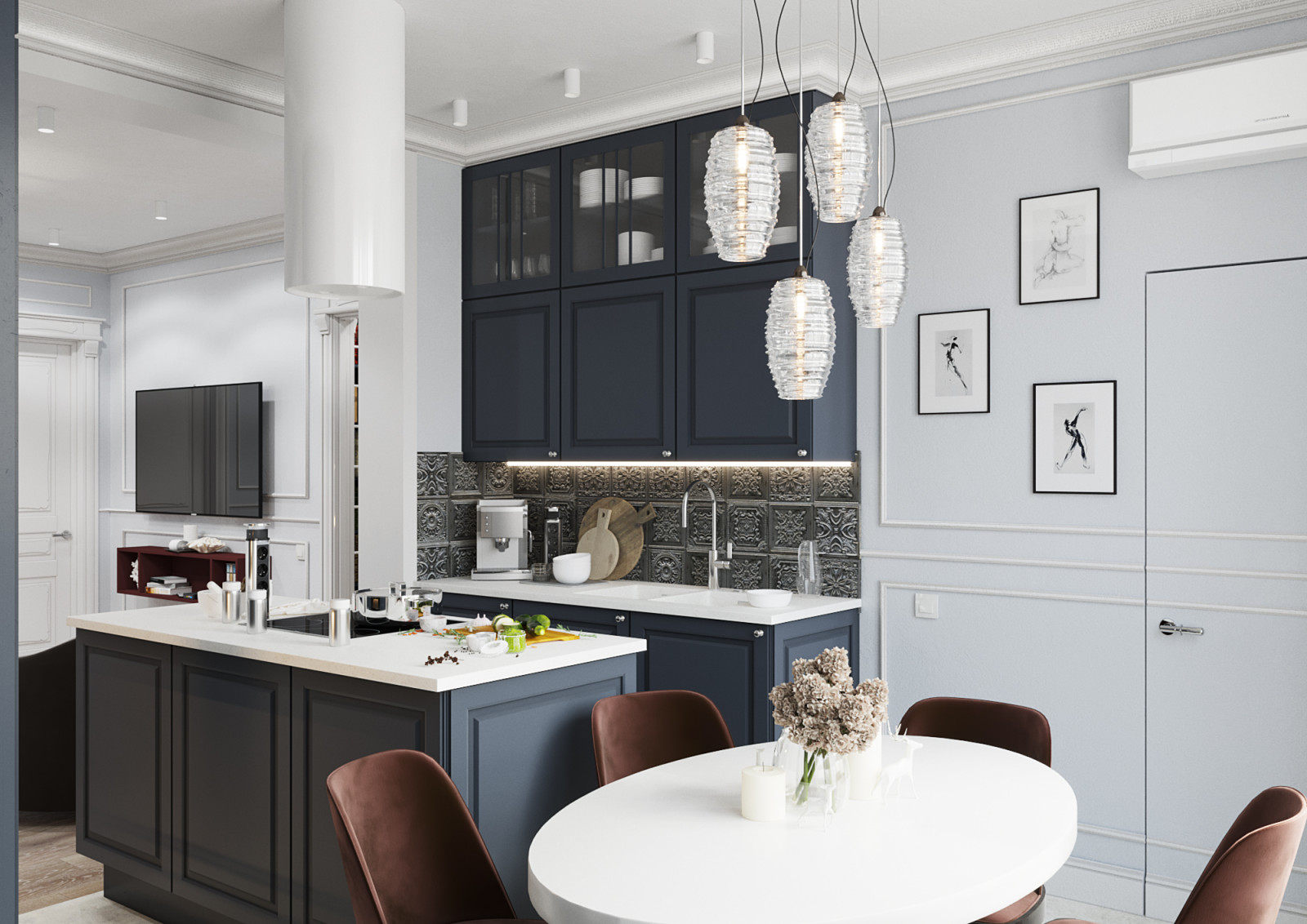 Дизайн-проект квартиры в ЖК Солнечный олимп