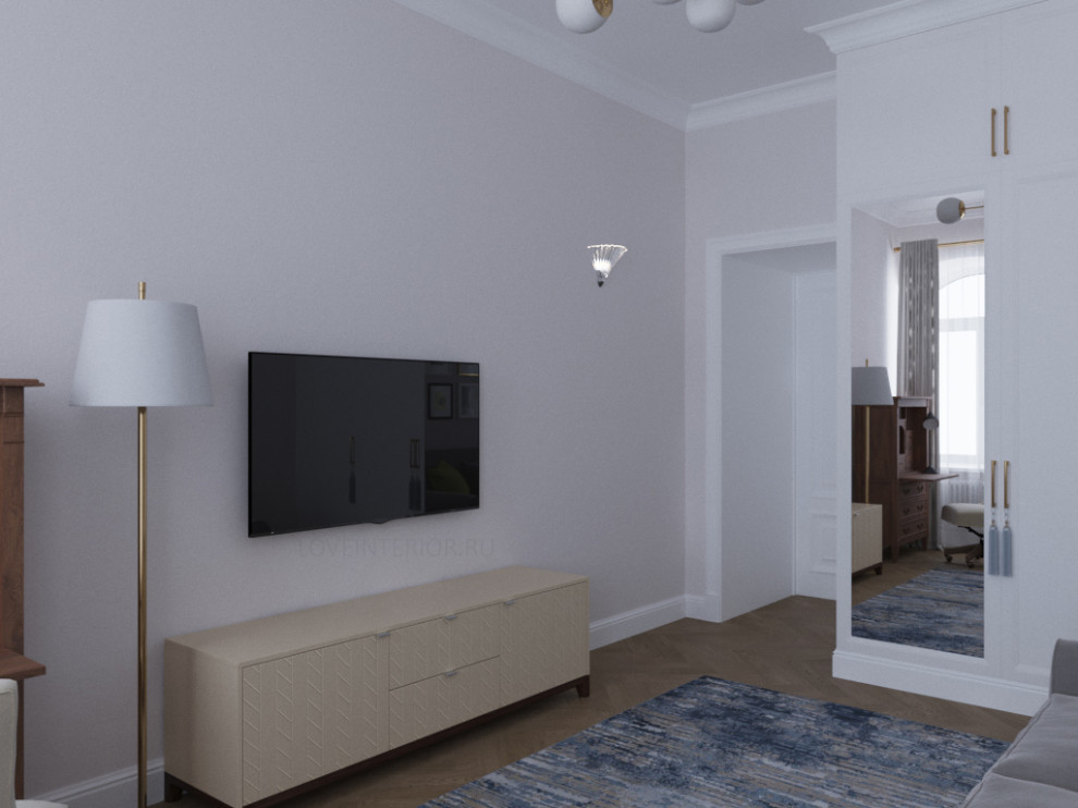 Квартира в доме, построенном в XIX веке в центре Москвы