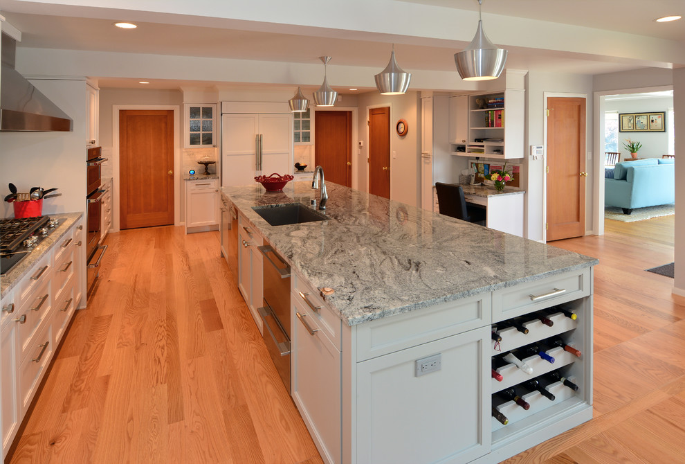 Inspiration for a transitional kitchen remodel in Seattle