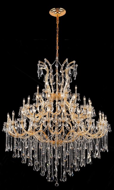 Elegant Lighting 2801G60G/SS Chandelier from the Maria theresa Collection