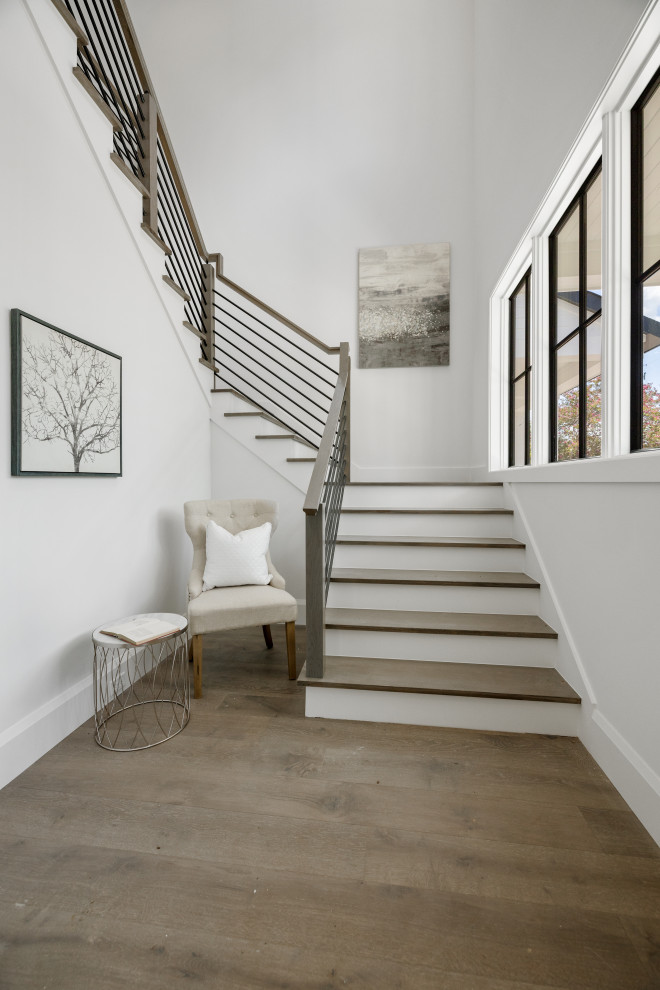 05 - Transitional Craftsman Merrill Staircase - Transitional ...