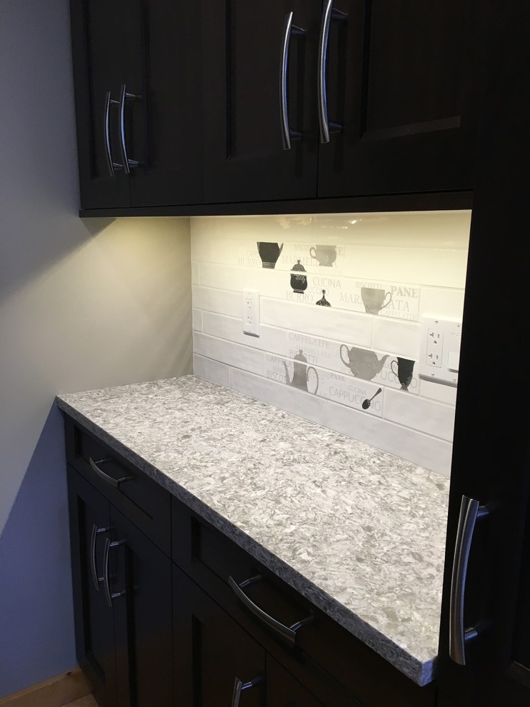 Transitional kitchen photo in Calgary