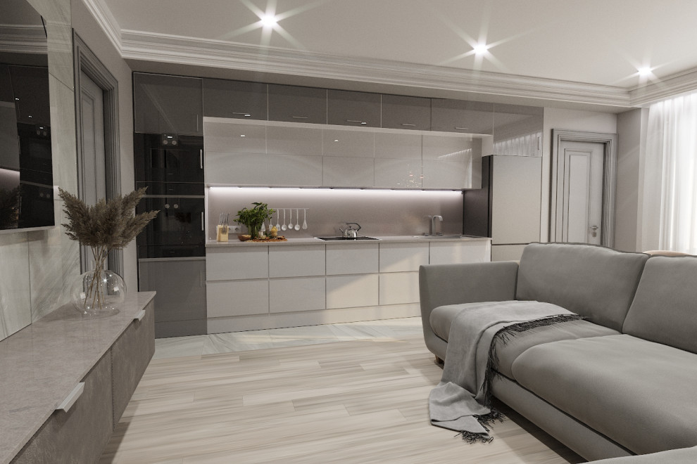 Трехкомнатная квартира в ЖК "Серебряный бор"