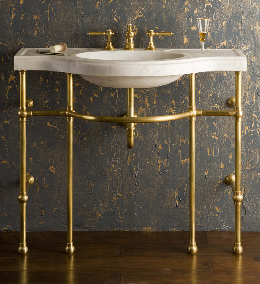 Custom Bathroom Vanity Legs palmer console washstand with ball foot and curved towel bar Custom Bathroom Vanity Legs palmer console washstand with ball foot and curved towel bar