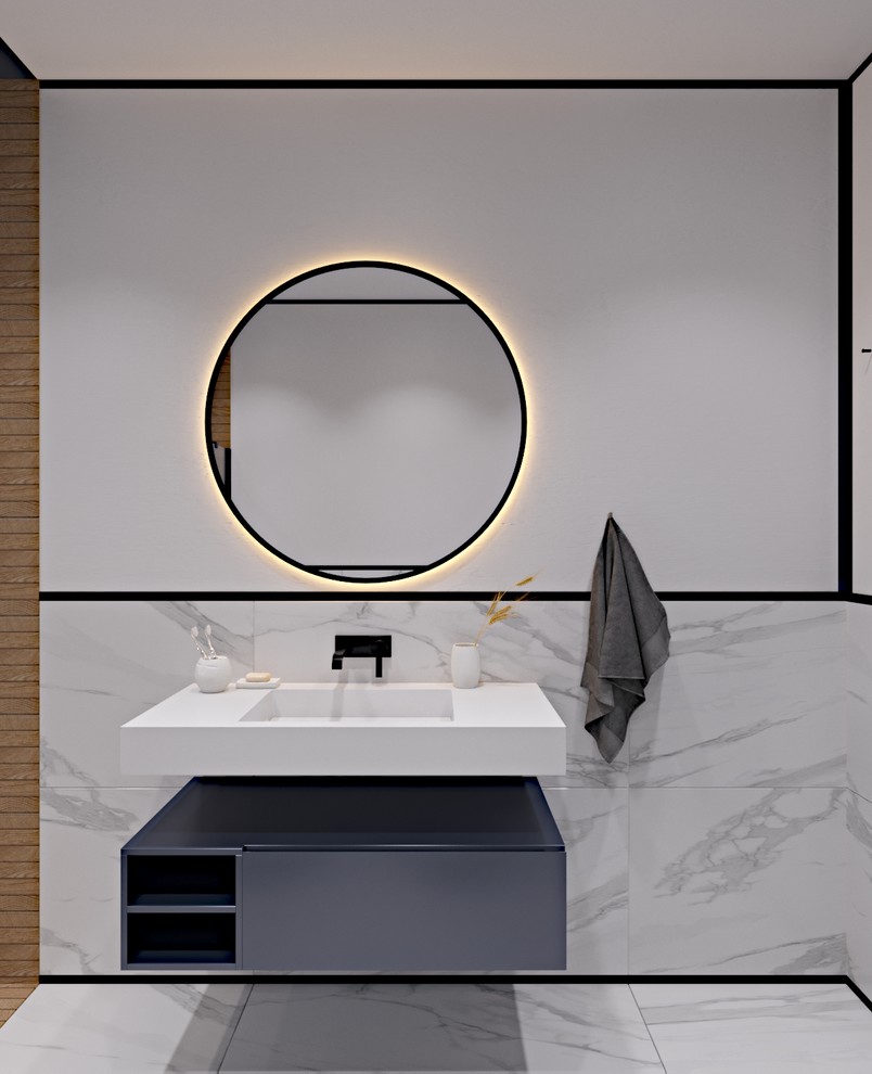 Ванная комната на 2 этаже. Дом в мкр. Удачный