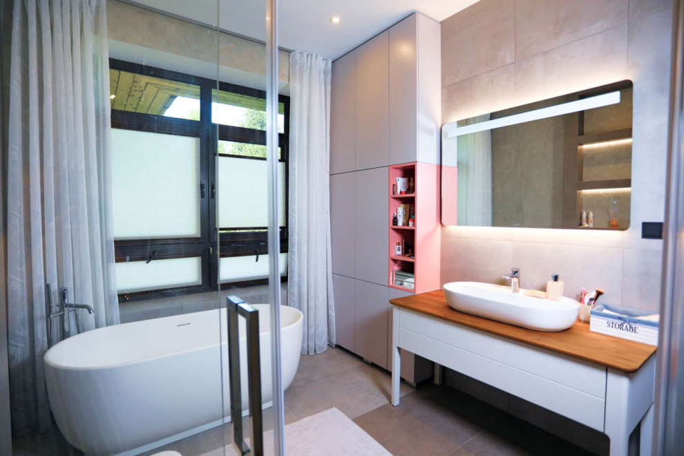 Ванная в загородном доме