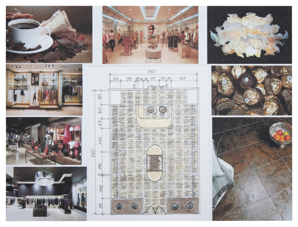 Эскизы разных стилей