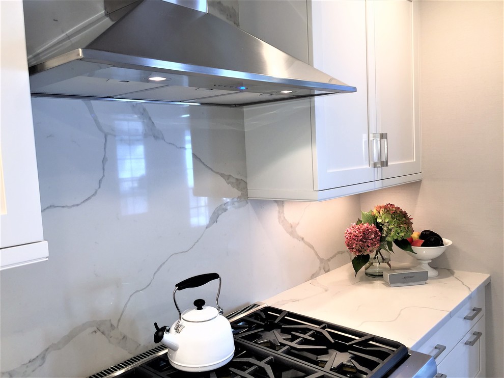 Transitional kitchen photo in New York