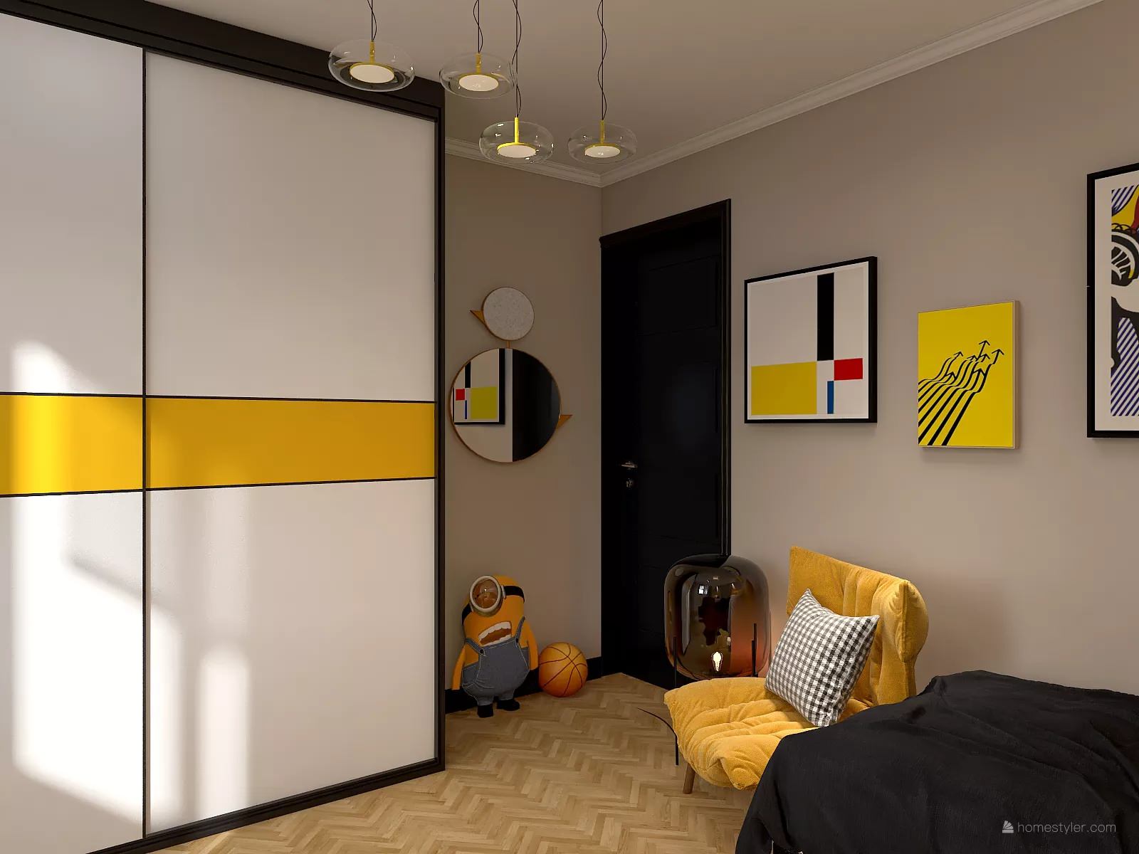 Дизайн комнаты для двух подростков