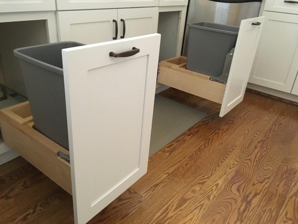 Dueling Recycling Bins Detroit by Easy Glider Storage Solutions Houzz