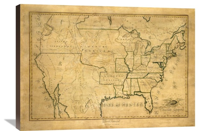 quot United States 1830 quot Stretched - Home Design 