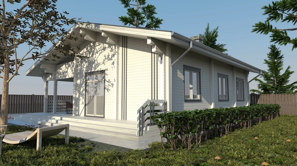 Дом из профилированного бруса 180х142.