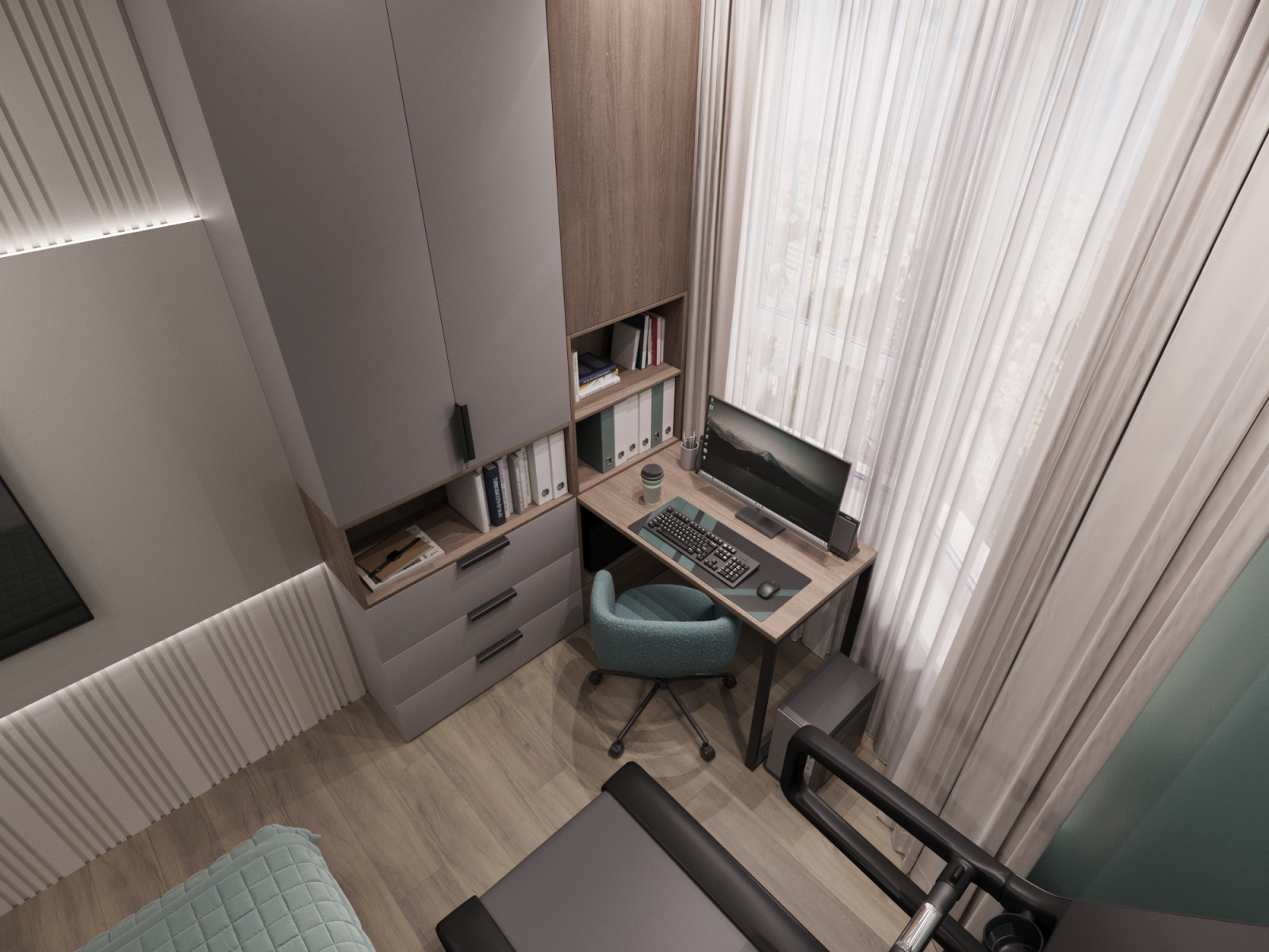 Дизайн интерьера 3х-комнатной квартиры с двумя детскими