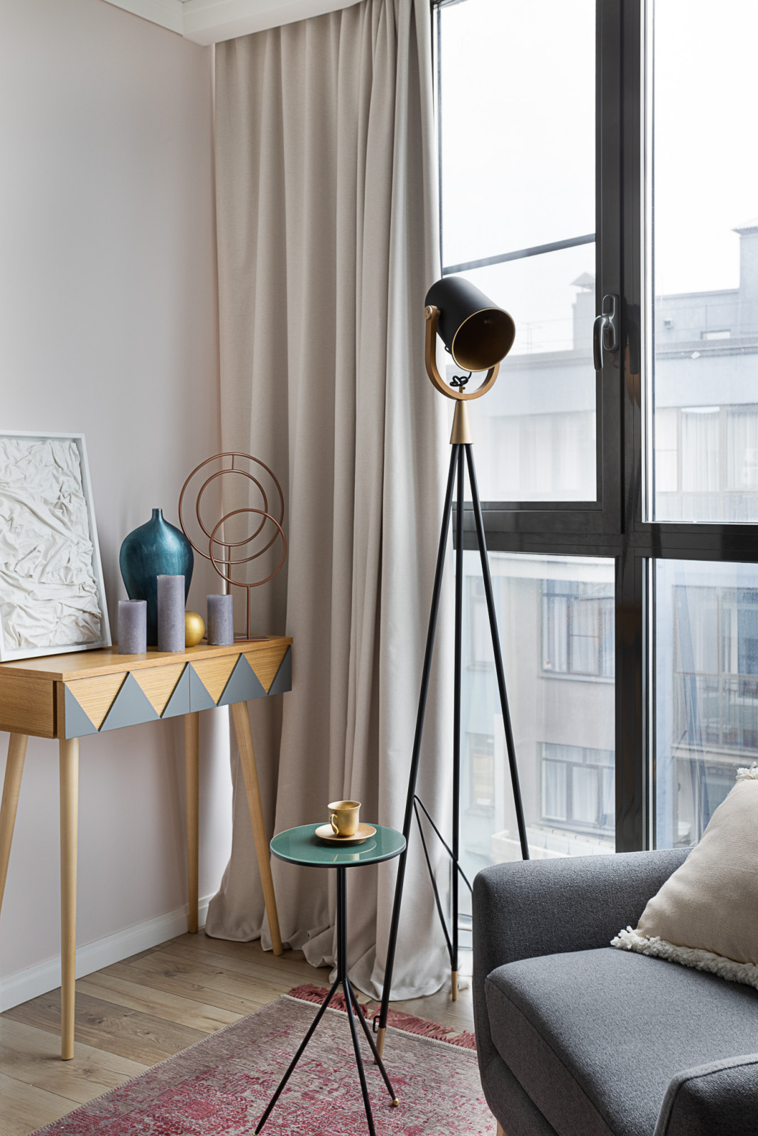 Съемка реализованного интерьера квартиры в ЖК Парк Горького