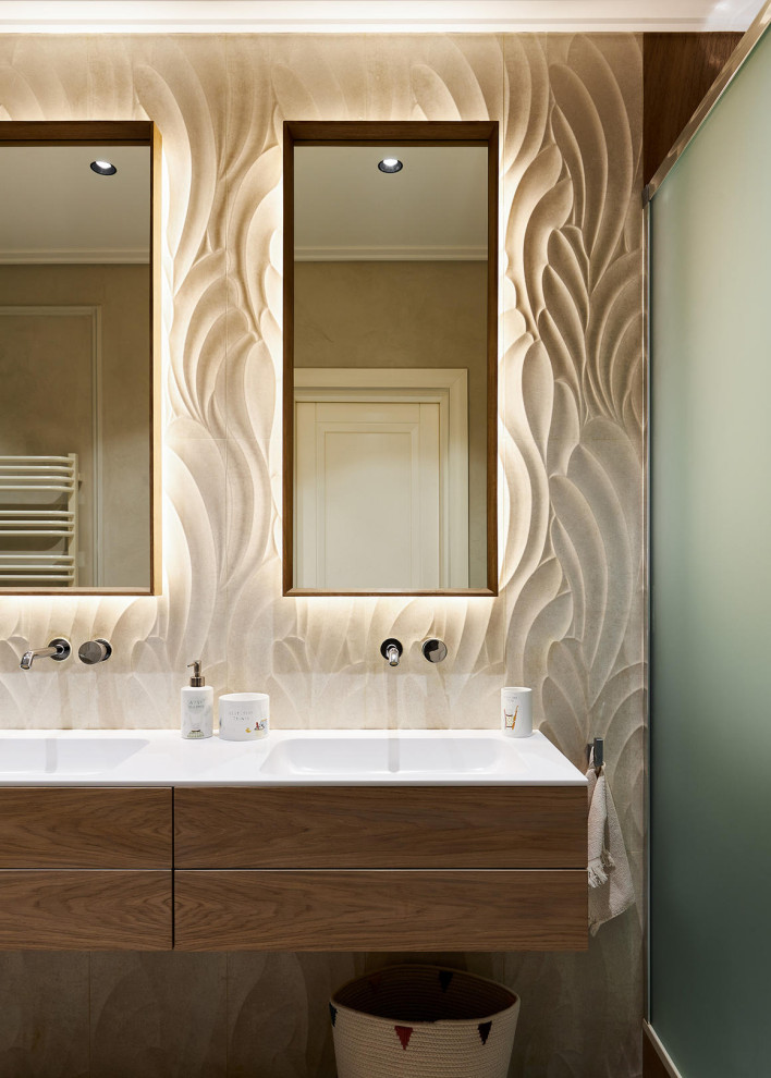 Объединение двух квартир 200 м2 в стиле неоклассика- ЖК Легенда Дальневосточного