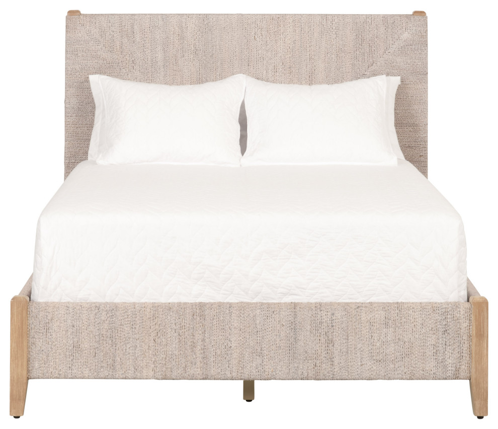 Malay Standard King Bed Beach Style Platform Beds by Essentials