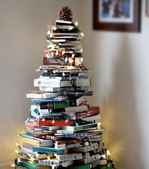 sapin de livres