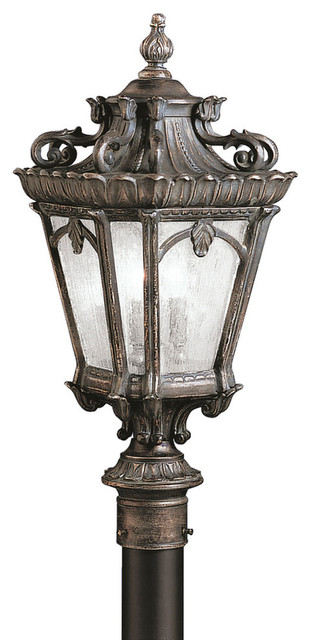 Kichler 9559LD Four Light Outdoor Post Mount, Londonderry Finish