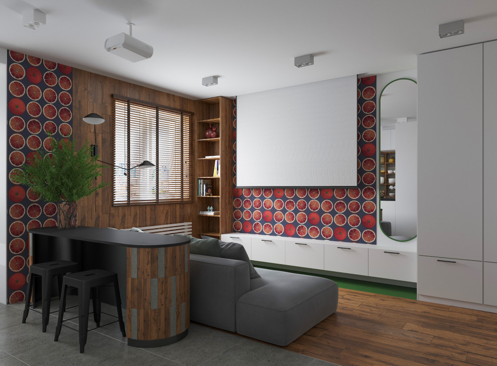 Квартира-студия. Кухня-гостиная