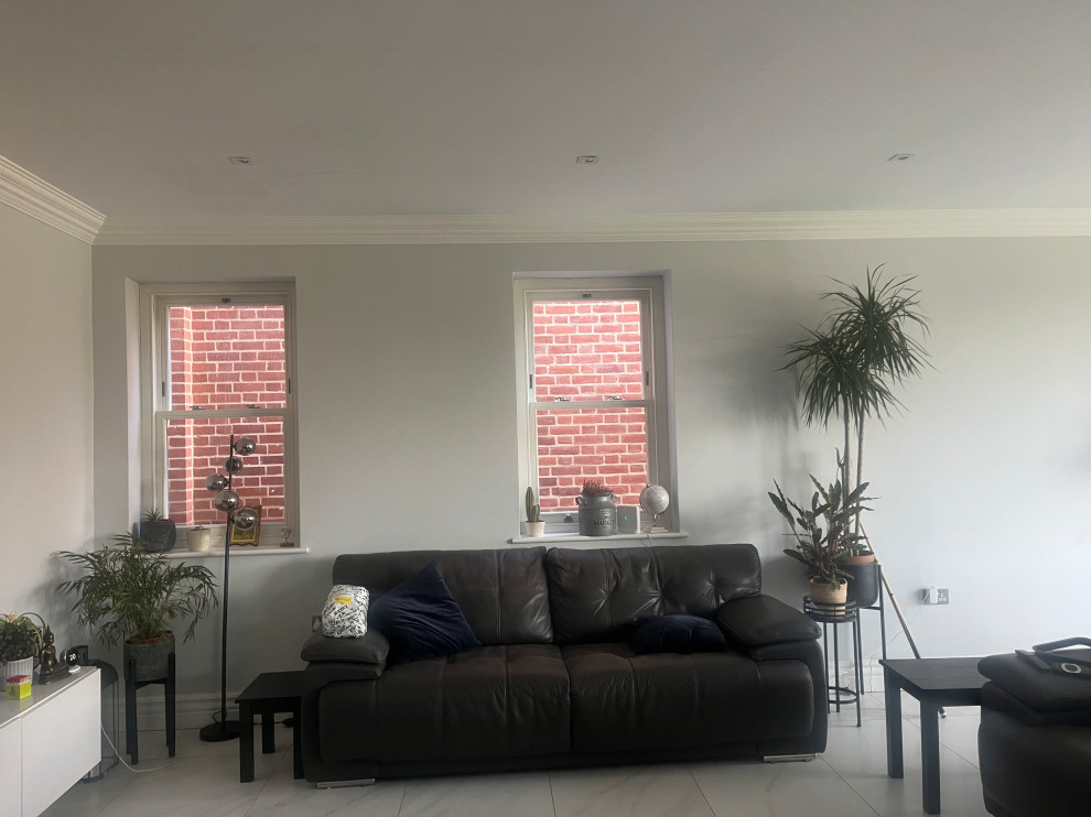 Modern Classic Living Room & Kitchen Refresh