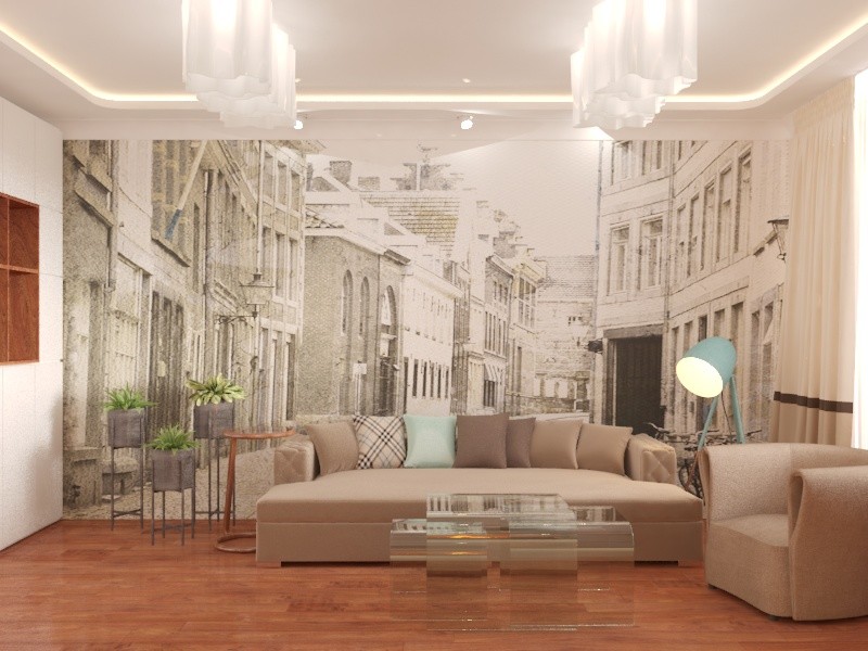 Маленькая квартира для креативной хозяйки 75-и лет