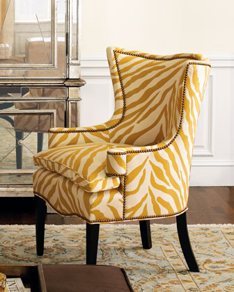 "Sunflower Zebra" Chair