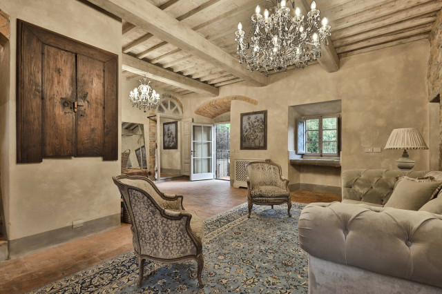 Interior Design Mulino dell'Abate french-country-dagligstue
