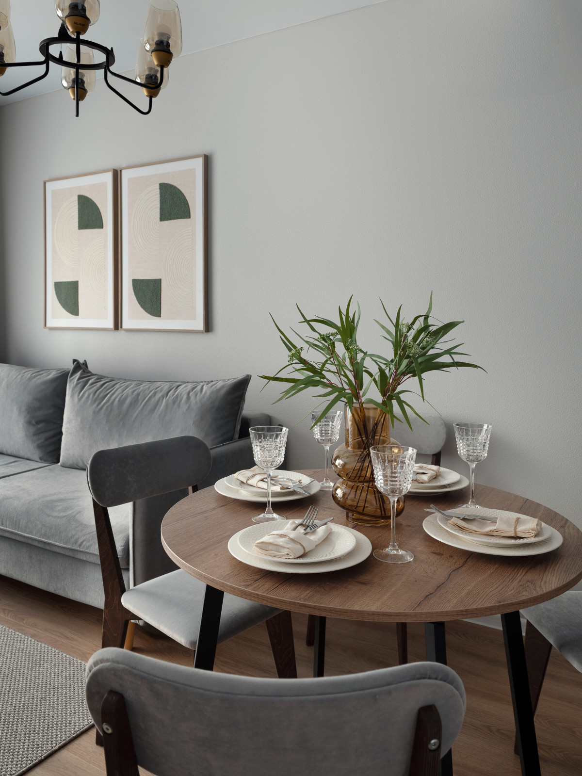 Трехкомнатная квартира для аренды на Амурской