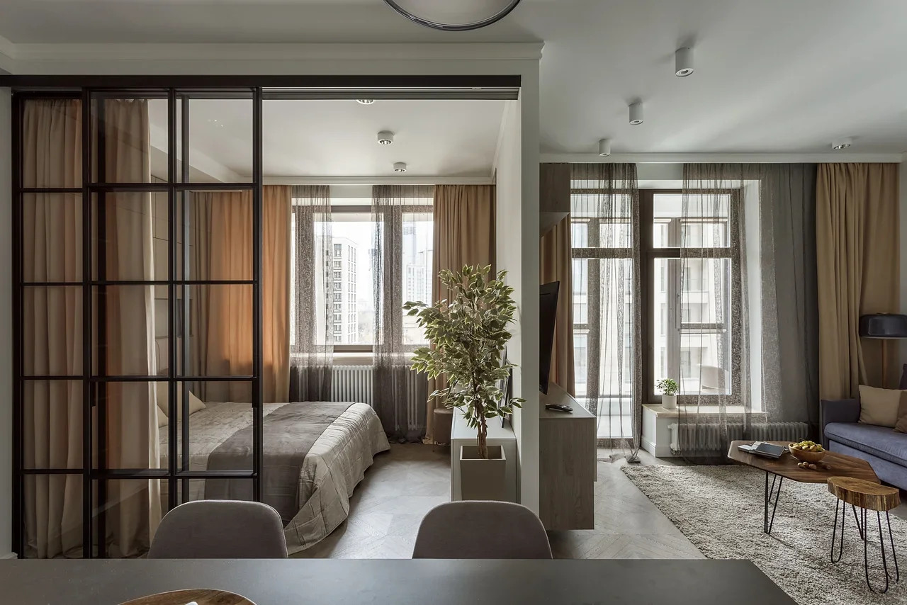 Однокомнатная квартира-студия в ЖК Редсайд