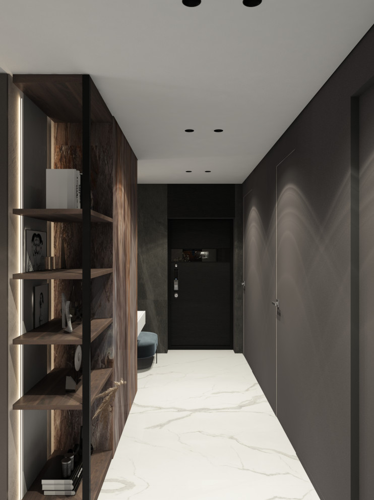 Современный хай тек. Пентхаус в Городе К.