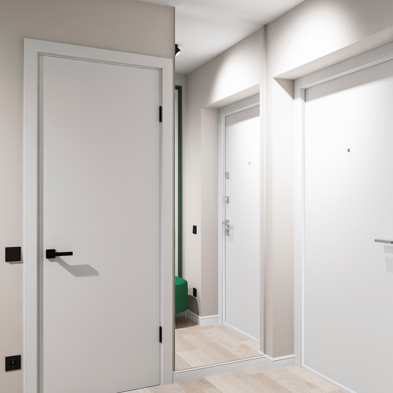 Дизайн квартиры в ЖК "Октябрьский" г.Тюмень