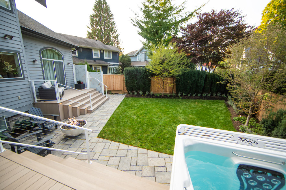 Inspiration for a transitional home design remodel in Vancouver