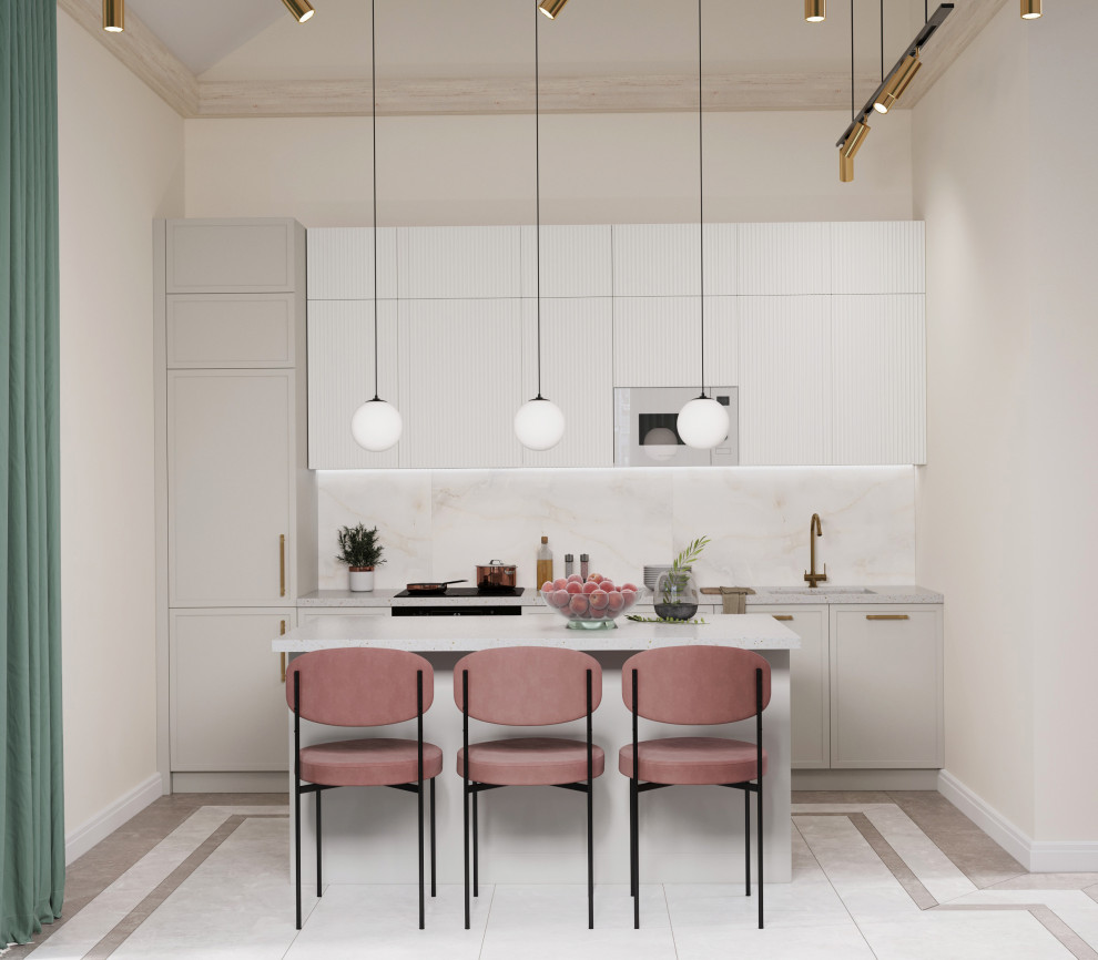 Кухня-гостиная дома в Тольятти