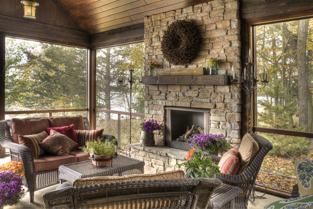 Browse 213 photos of Enclosed Porch With Fireplace. Find ideas and inspiration for Enclosed Porch With Fireplace to add to your own home.