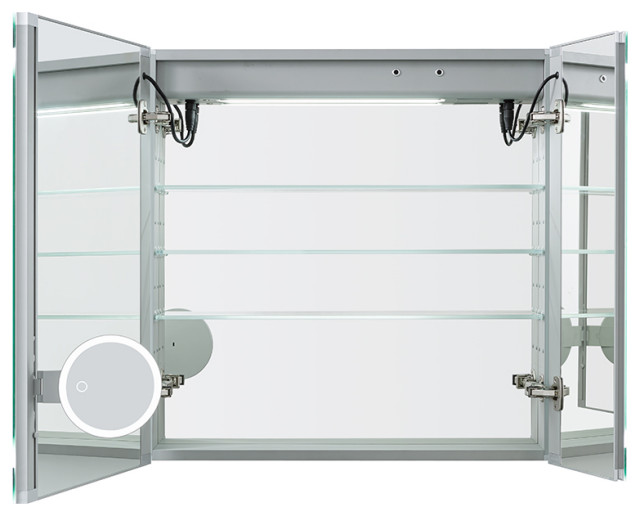 AQUADOM Signature Royale LED Medicine Defogger 30''x36"x5" Contemporary Medicine