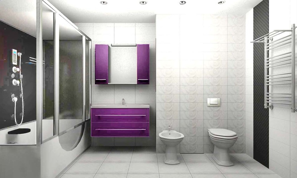 Трехкомнатная квартира.Ванная комната.