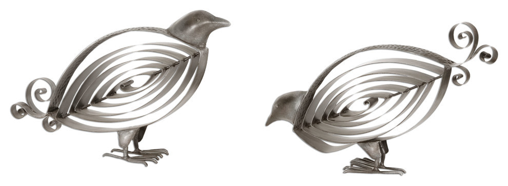 Uttermost 19573 Spring Birds Metal Sculpture Set of 2