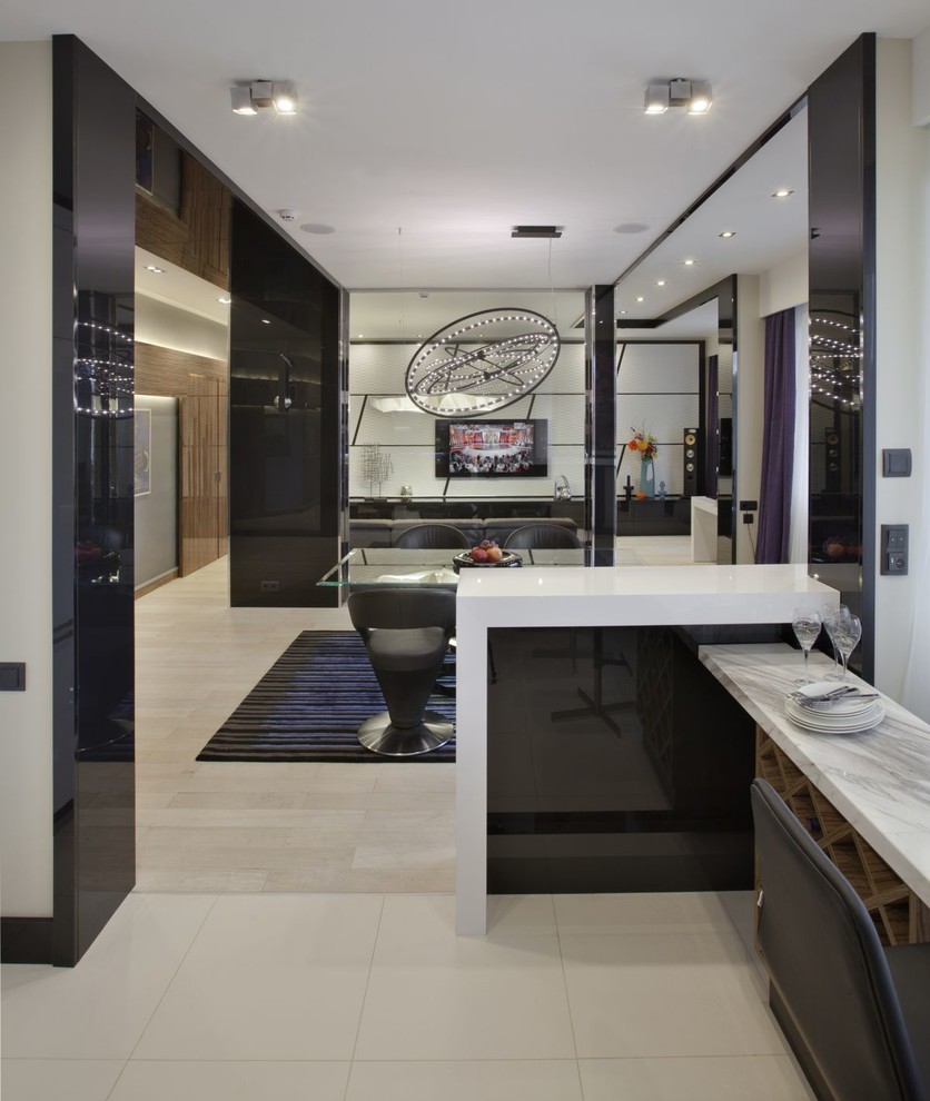 Вид на гостиную