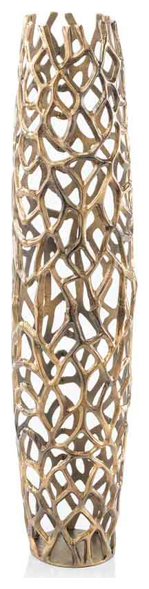 Rama Twigs Gold Barrel XL Floor Vase