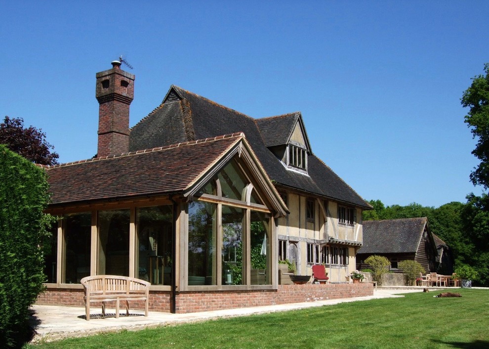 Design ideas for a country home design in Sussex.