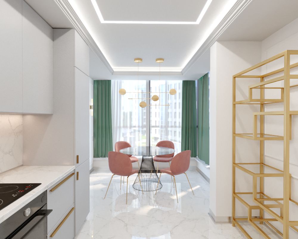 Апартаменты у небоскреба Лахта-центр