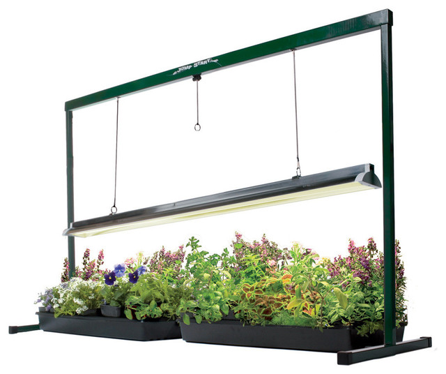 Hydrofarm 4' Jump Start Grow Light System Contemporary Gardening