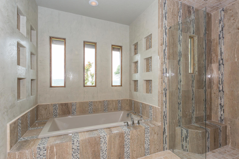 Transitional bathroom photo in Austin